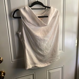 White tank style blouse